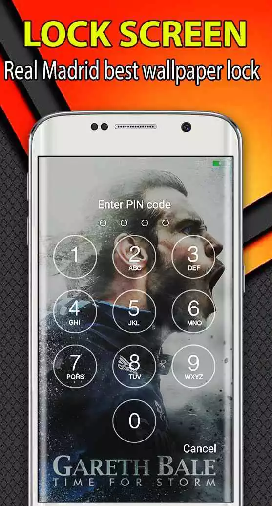 Play Real Madri|)  Lockscreen  themes wallpaper 2018 HD